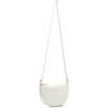 imageAnne Klein Sculpted Buckle Half Moon CrossbodyAnne White