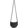 imageAnne Klein Sculpted Buckle Half Moon CrossbodyBlack