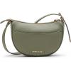 imageAnne Klein Sculpted Buckle Half Moon CrossbodyOlive