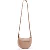 imageAnne Klein Sculpted Buckle Half Moon CrossbodyTimeless Taupe