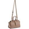 imageAnne Klein Sculpted Buckle Satchel with Convertible StrapTimeless Taupe