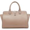 imageAnne Klein Sculpted Buckle Satchel with Convertible StrapTimeless Taupe