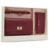 imageAnne Klein AK 3 Piece Gift Set with Turn Lock Clutch Bordeaux