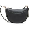 imageAnne Klein Sculpted Buckle Half Moon CrossbodyBlack