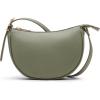 imageAnne Klein Sculpted Buckle Half Moon CrossbodyOlive