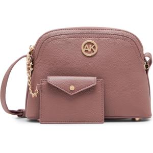 imageAnne Klein Dome Crossbody with Detachable Card CaseMauve Mist