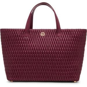 imageAnne Klein Large Ruched Top Handle Tote BagCherry Lacquer