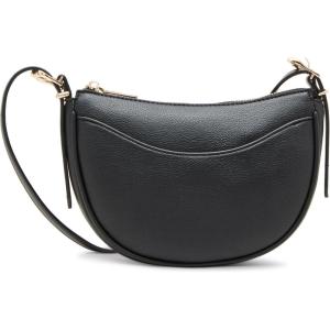 imageAnne Klein Sculpted Buckle Half Moon CrossbodyBlack