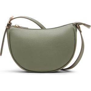 imageAnne Klein Sculpted Buckle Half Moon CrossbodyOlive