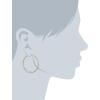 imageAnne Klein Classics Silvertone Large Oval Hoop EarringsGold