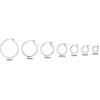 imageAnne Klein Classics Silvertone Large Oval Hoop EarringsGold