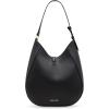 imageAnne Klein North South Hobo with Sculpted Buckle Detailing and Pouch Black