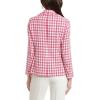 imageAnne Klein Womens Tweed Long Sleeve Fringe Jacket Lily Pink Multi