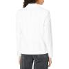 imageAnne Klein Womens Two Button Notch Collar JacketWinter White MultiBlack