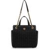 imageAnne Klein Small Ruched Tote with Convertible Strap Black