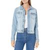 imageAnne Klein Womens Anne Denim Bracelet SLV Short JKT WDblHampton BlueWhite