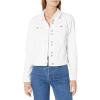 imageAnne Klein Womens Anne Denim Bracelet SLV Short JKT WDblSoft White
