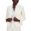 imageAnne Klein Womens Solid Office OneButton BlazerMarshmallow