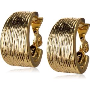 imageAnne Klein Clip Hoop EarringsGold