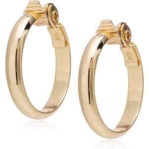 imageAnne Klein Clip Hoop EarringsGold Tone