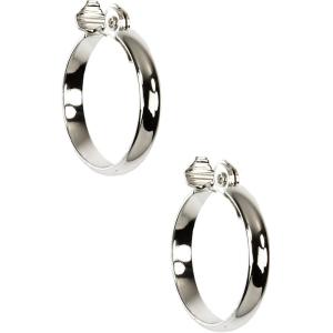 imageAnne Klein Clip Hoop EarringsSilver Tone