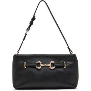imageAnne Klein East West Crystal Horsebit Shoulder BagBlack
