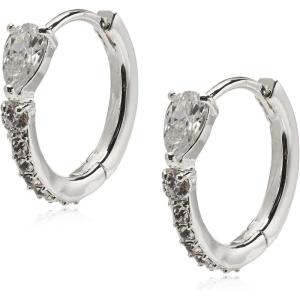 imageAnne Klein PE HUGGIE HOOPsilver