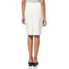imageAnne Klein Womens Cb Zip Pintuck Pencil SkirtMarshmallow