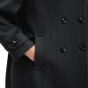 imageAnne Klein Womens Classic Double Breasted Coat Plus SizeBlack