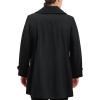 imageAnne Klein Womens Classic Double Breasted Coat Plus SizeBlack