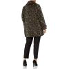 imageAnne Klein Womens Pea CoatLeopard