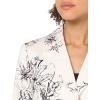 imageAnne Klein Womens Printed Sateen Two Button Notch Collar JAngels Wash