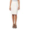 imageAnne Klein Womens Cb Zip Pintuck Pencil SkirtMarshmallow