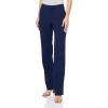 imageAnne Klein Womens Fly Front Flare Leg Pant RockerNormandy Blue