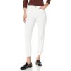 imageAnne Klein Womens High Rise Fly Frt 5pkt Skinny AnkleSoft White