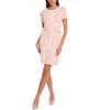 imageAnne Klein Womens Multi Stripe Short SLV Dress with Cf PanPink Marl Combo