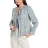 imageAnne Klein Womens Tweed Cropped Kissing FrontCas RoyGrey