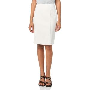 imageAnne Klein Womens Cb Zip Pintuck Pencil SkirtMarshmallow