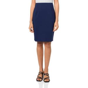 imageAnne Klein Womens Cb Zip Pintuck Pencil SkirtNormandy Blue
