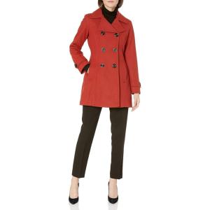 imageAnne Klein Womens Pea CoatSpice