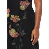 imageAnne Klein Womens Embroidered Shift DressAnne Black Multi