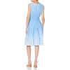 imageAnne Klein Womens Fit ampamp Flare with SashLife Aquatic Combo