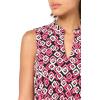 imageAnne Klein Womens Jenna Drawstring DressBlackCerise