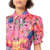 imageAnne Klein Womens Shirt Dress with Puff SleevesCamellia Multi