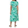 imageAnne Klein Womens Short Sleeve MaxiGreen SprigPorcelain