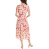 imageAnne Klein Womens Sleeveless Tiered Midi DressJred Multi