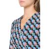 imageAnne Klein Womens Square Neck Tie Waist Midi DressAnne BlkCape Blu Mlt