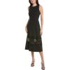 imageAnne Klein Womens Fit and Flare with Lace DetailAnne Black