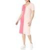 imageAnne Klein Womens Half Cap Sleeve Rib Knit DressLipstick Blossom