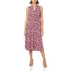 imageAnne Klein Womens Jenna Drawstring DressBlackCerise